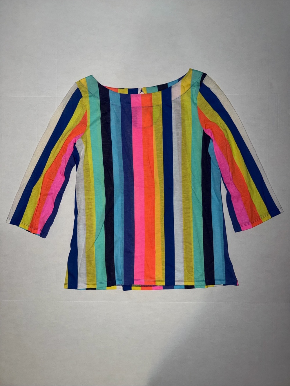 Lilly Pulitzer Multicolor Vertical Stripe Long Sleeve Top